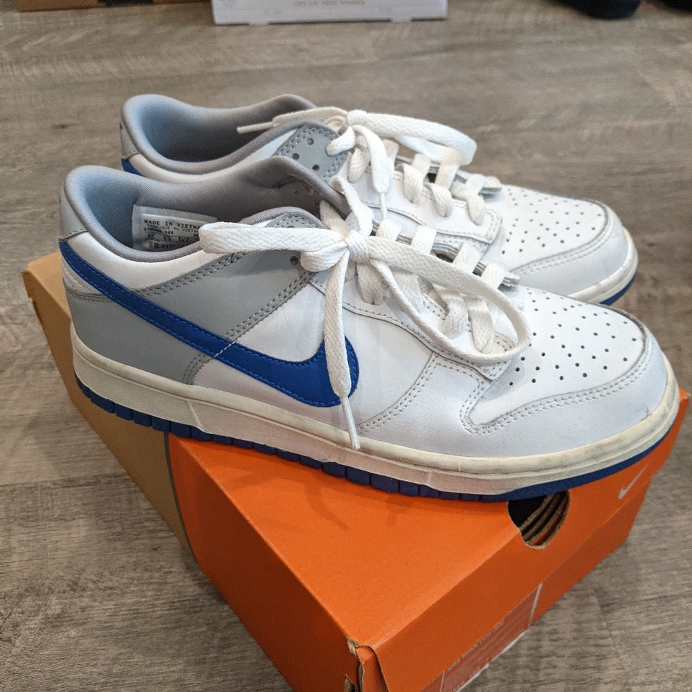 Nike Dunk Low GS - 6Y (women's 7.5) - Varsity Blue/White/Reflector